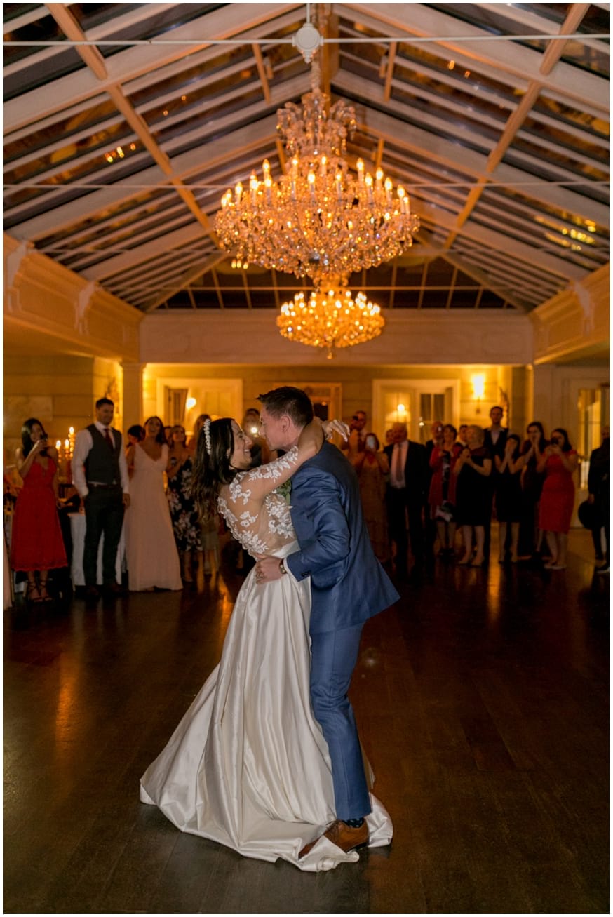 Bride and Groom first dance at Tankardstown 